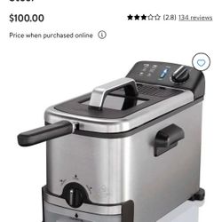 FARBERWARE fryer W/ Oil Filter. 