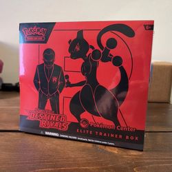 Destined Rivals ETB - Pokemon Center Exclusive - Sealed Elite Trainer Box