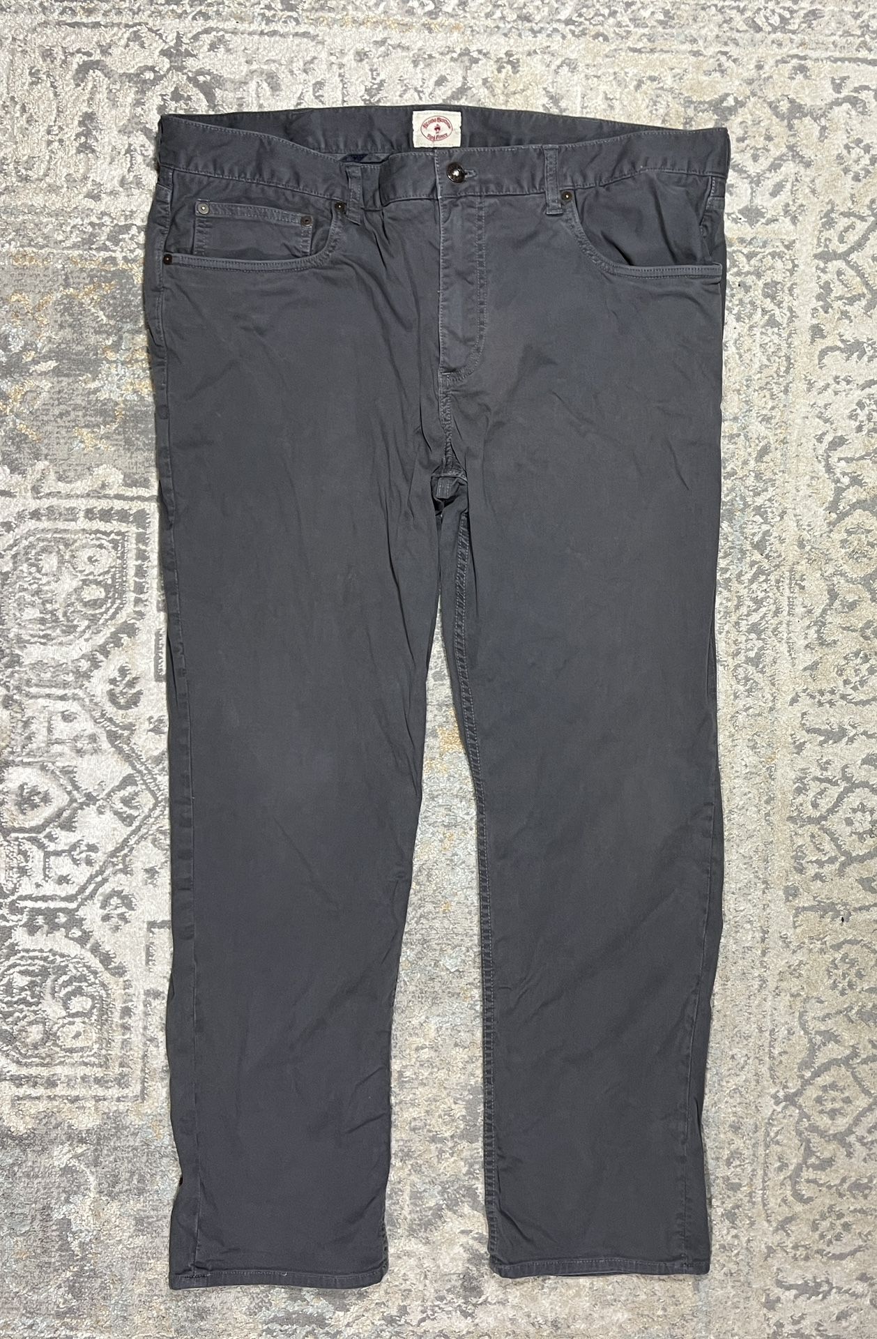 Brooks Brothers Red Fleece Grey Mens Pants 40x30 Chino