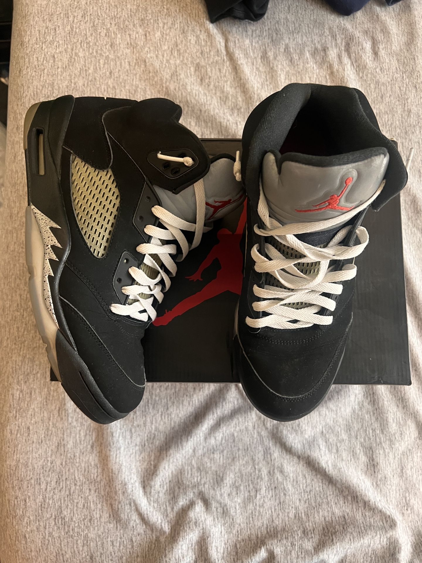 jordan 5s metallic black 2016 size 10
