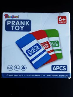 Prank toy kids erasers