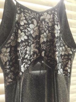 Beautiful black sparkly dress