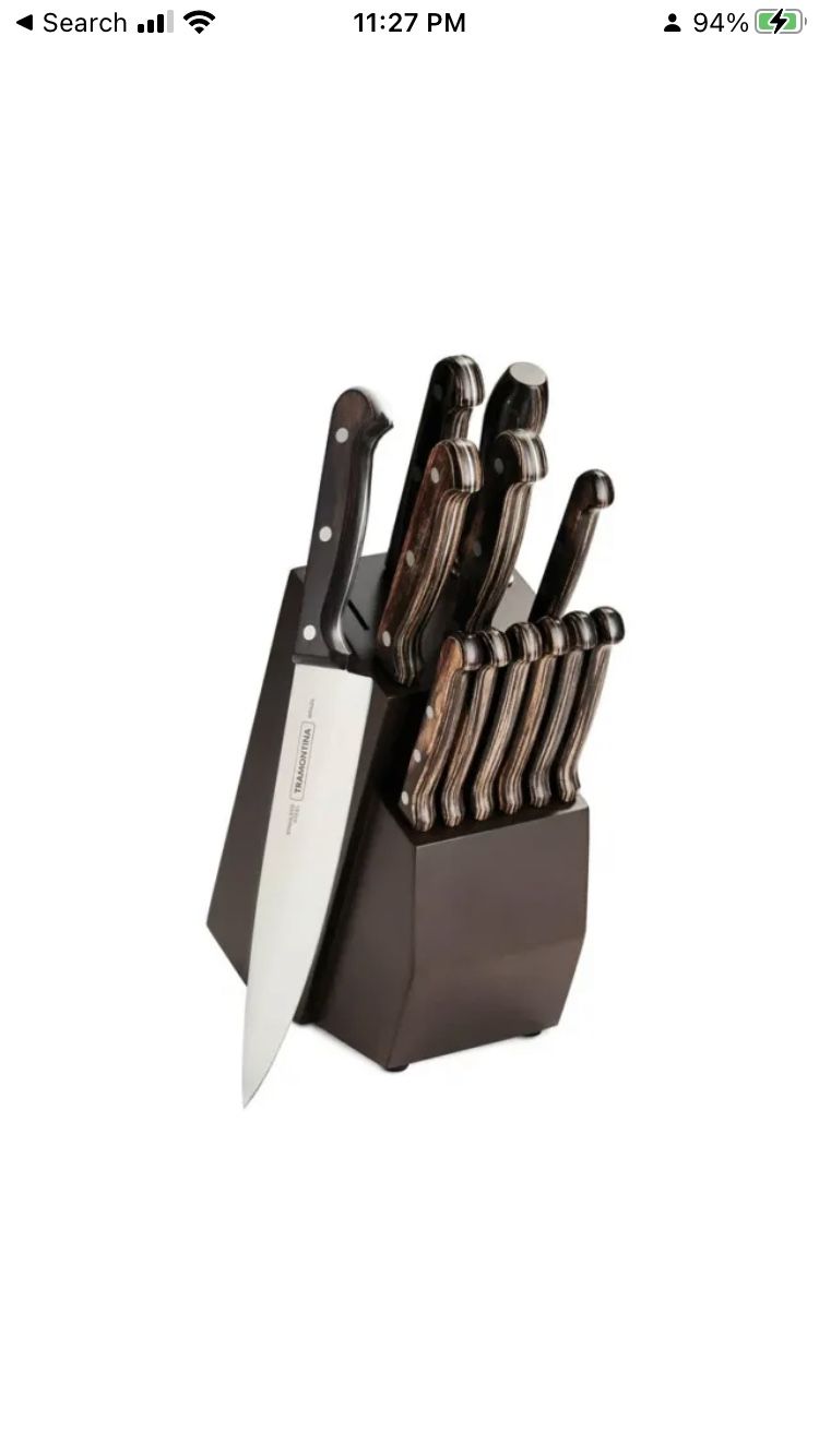 Tramontina 13pc Cutlery Block Set