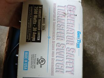 New Generator Transfer Switch