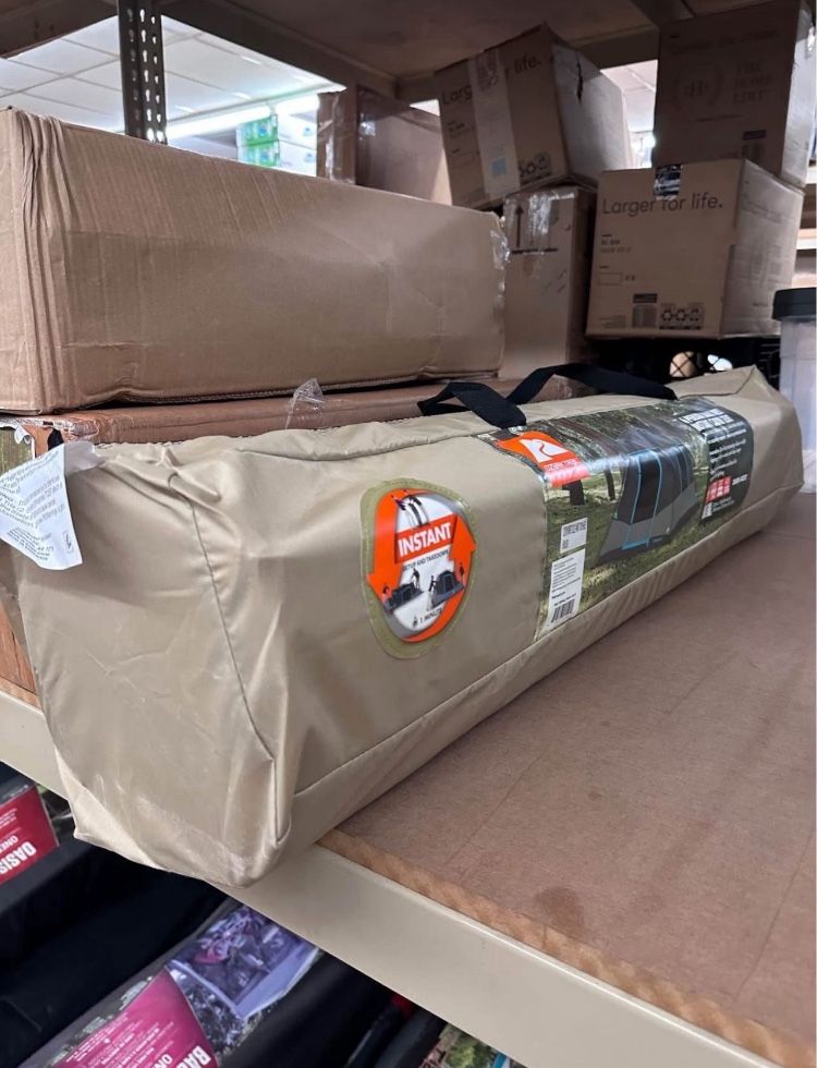 ⛺ 6-Person Dark Rest Instant Cabin Tent – Quick Setup | Cool & Spacious! ⛺