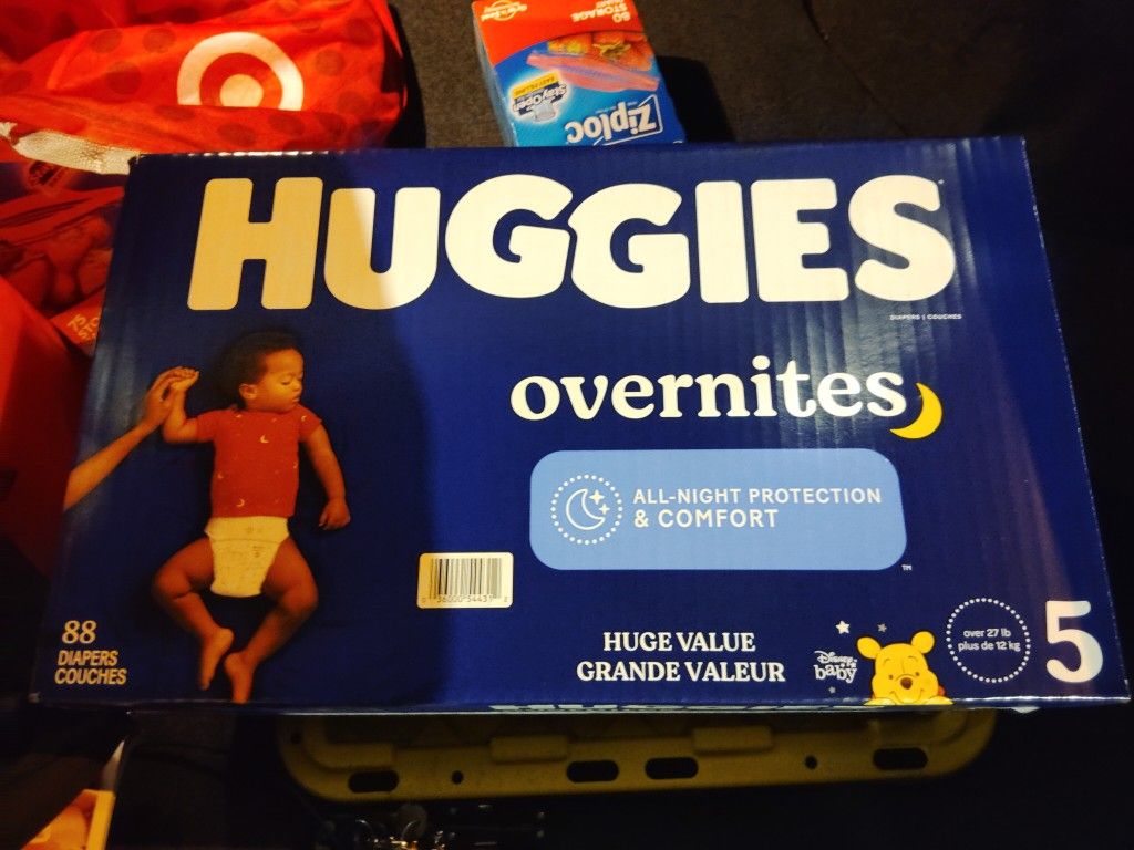 Huggies Overnights Size 5