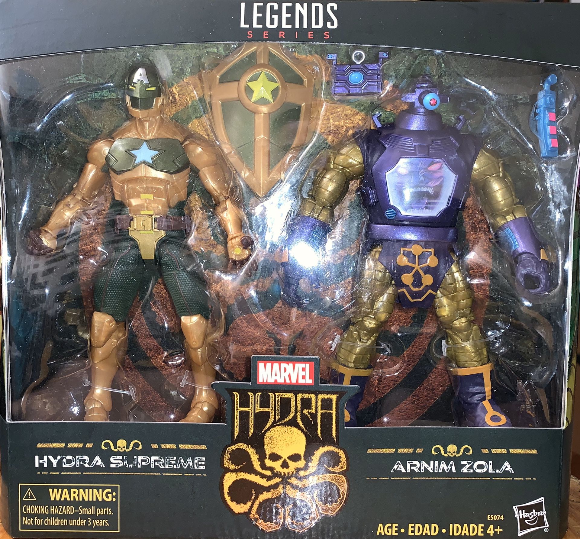 Marvel Legends Arnim Zola And Supreme Captain America Figure 2 Pack Hasbro