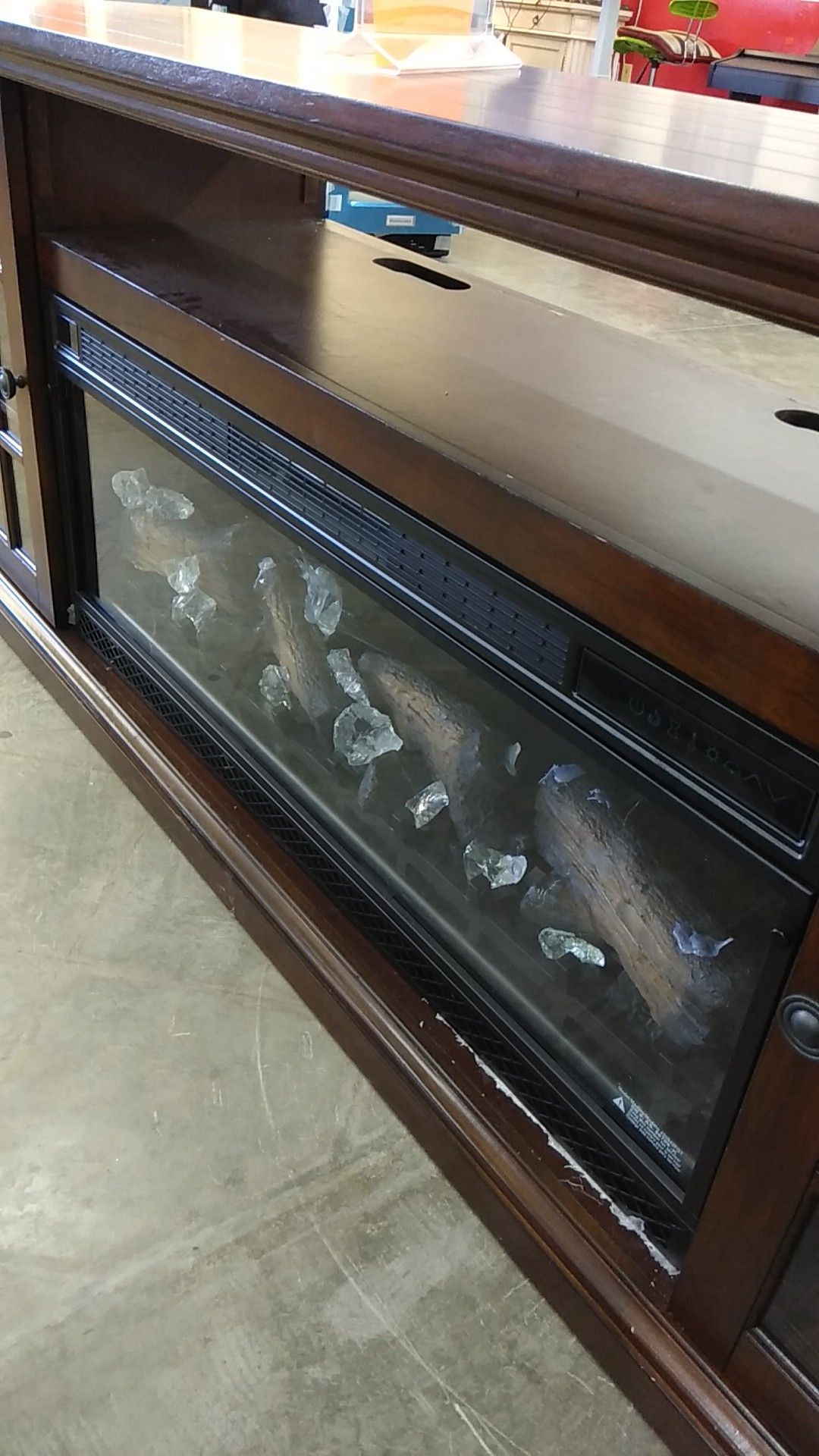 Tresanti Grant TV console with classic flame electric fireplace for Sale in Pomona, CA OfferUp