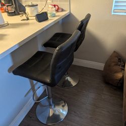 Black Bar Stool Set Of Two