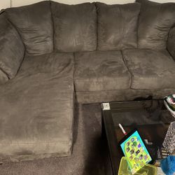 Couch w/ Chaise and Chair