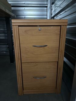 File Cabinet, two drawer, locking with two keys