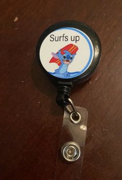 Disney stitch badge reel