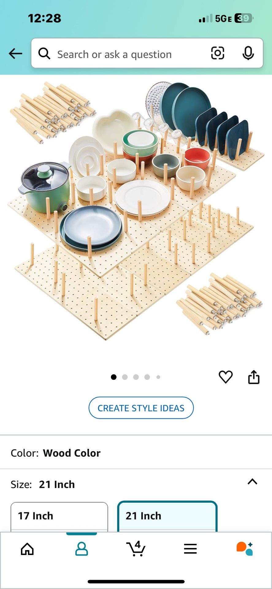 Peg Board Kitchen Drawer Prganizer