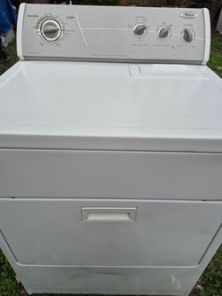 Whirlpool Electric Dryer With Warranty