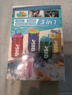 A Set of 3 - in 1 Reusable Soda Can Lids..
