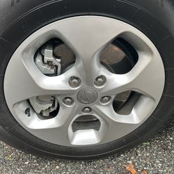 Each 2017 Pacifica 17 inch 5x127mm Five Bladed Spoke Wheels Rims