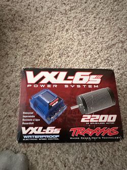 Traxxas esc and motor