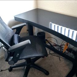 Stand-Up Desk & Ergonomic Chair Combo for Sale
