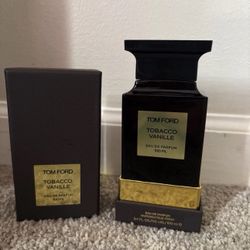Tom Ford TOBACCO VANILLE Eau De Parfum 3.4oz New In Box **NEVER SPRAYED** 100ml