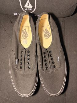 Vans Authentic All Black Canvas Sneakers