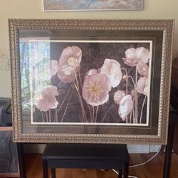 Baroque Poppies Framed