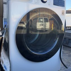 24” LG ThinQ Ventles Stackable Washer And Electric Dryer 