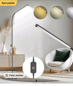 LED Floor Lamp with Adjustable Color Temperatures