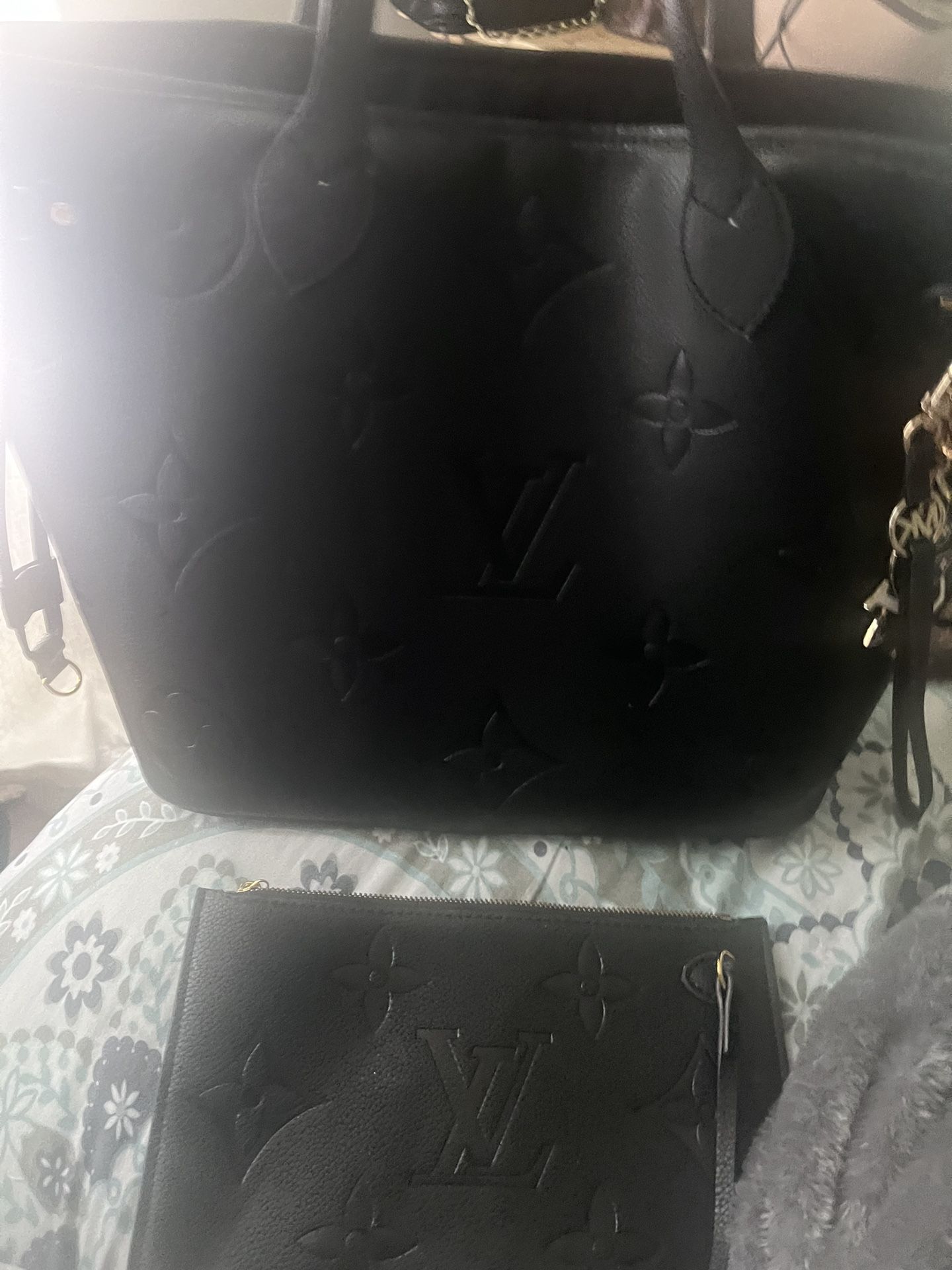 Black Leather Larder I’m Back And Matching Wallet