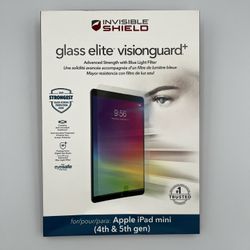 Screen Protector ZAGG Glass Elite Visionguard for Apple iPad Mini (4th & 5th Gen)