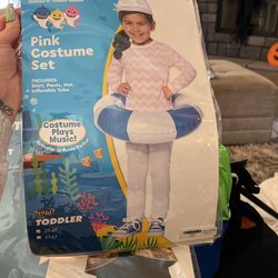 Baby Shark Pink Costume