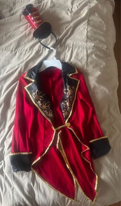 Circus Ringleader Jacket & Headband Hat - Size Small