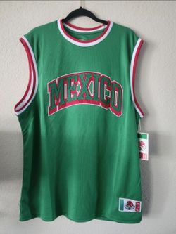 Mexico Jersey Men XL Green Sleeveless Tank NWT Mexico Flag