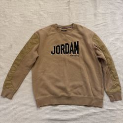 Jordan Flight MVP Men's Sz XL Graphic fleece crewneck sweatshirt Check Measure