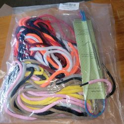 💞NEW 20 Pack Replacement Drawstrings for Sweatpants Shorts Hoodies w Easy Threader MULTIPLE Colors Universal Drawstrings for Jackets Coats Pants Swim