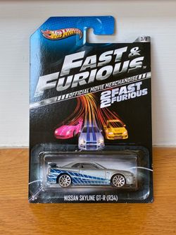 Hot Wheels 2 Fast 2 Furious Skyline GT-R R34