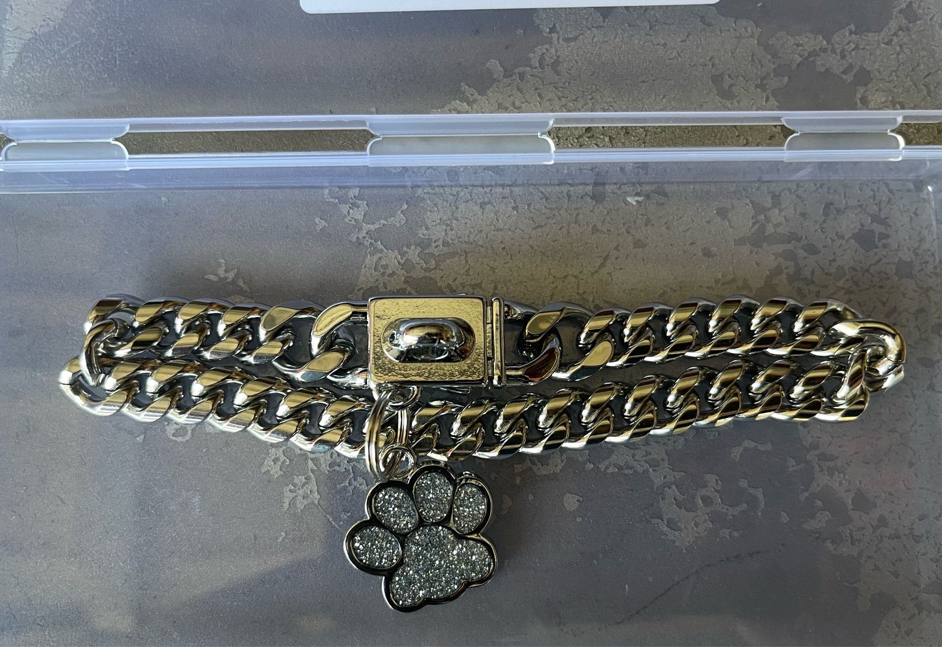Dog collar (Cuban Link) 10”