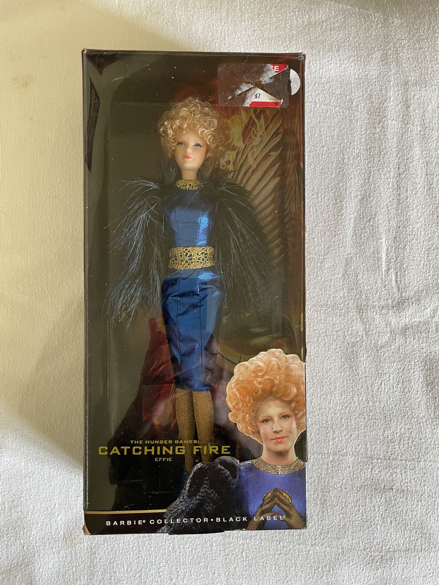 2013 Mattel Barbie Collector Black Label Hunger Games: Catching Fire Effie Doll