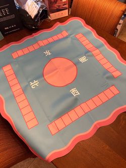 New (2) Mahjong 31.5 x 31.5” Mats; Anti-Slip Noise-Reducing Mahjong Mat for Table Board, Games Tile Games, Poker and Cards; $20 Each
