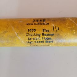 Morse Cutting Tools 1 1/8" Chucking Reamer High Speed Steel