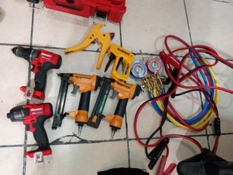 Milwaukee tools etc.