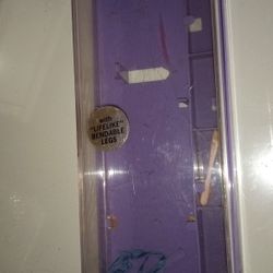 Vintage Barbie Doll Color Magic Original Acrylic Box! Original Ribbon And Pink Scrubber Included! Rare! 