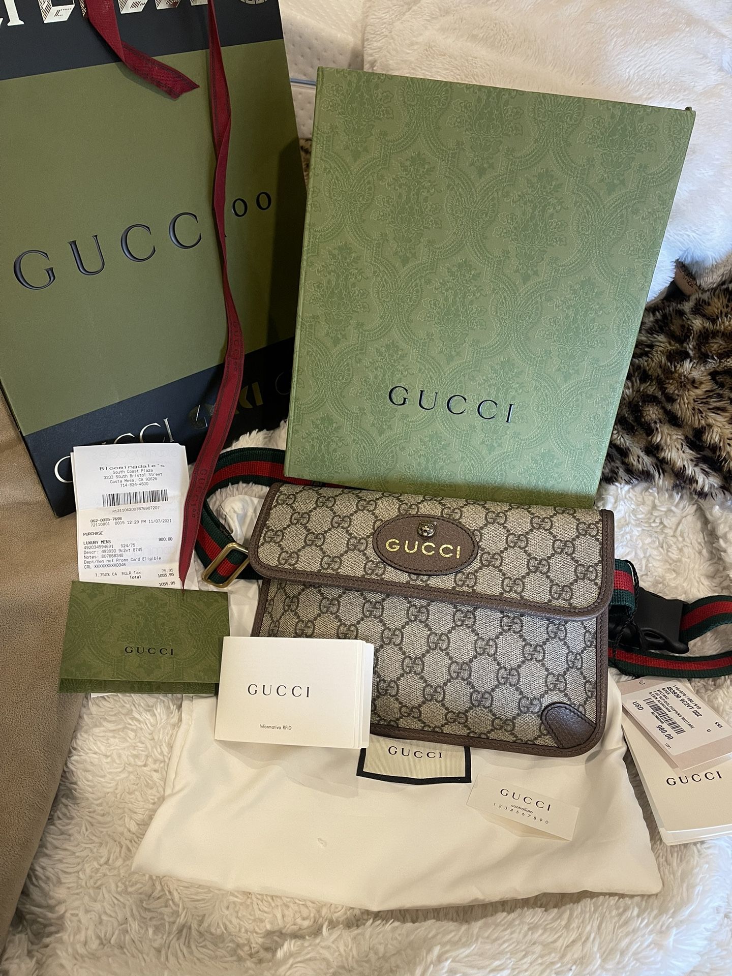 Gucci Neo Vintage GG Supreme Belt Bag