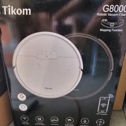 NEW  In box. Tikom Robot Vacuum and mop (White)