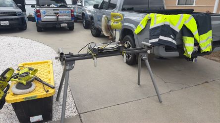 Table saw with stand