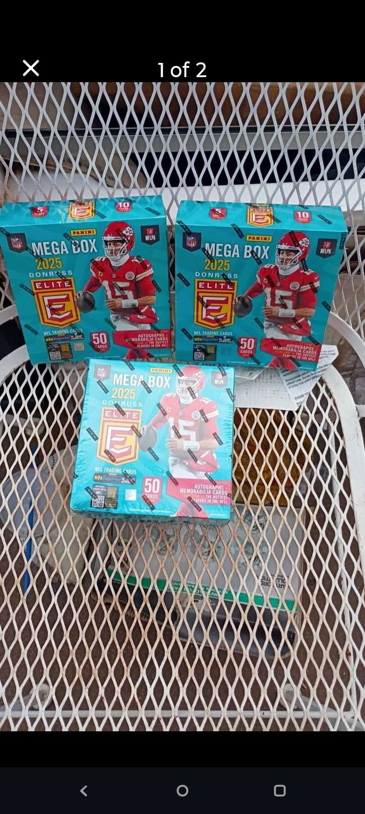 3 2025 Don Russ Elite Football Mega Packs