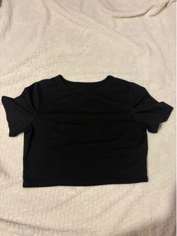 Black crop top XL SHEIN