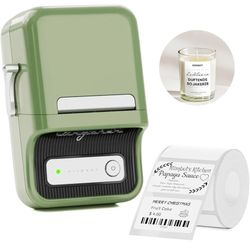 NIIMBOT B21 Label Maker Machine with Tape, Bluetooth Label Printer, 2 Inch Portable Thermal Sticker Printer, Good Idea for Home,Organization, Office, 