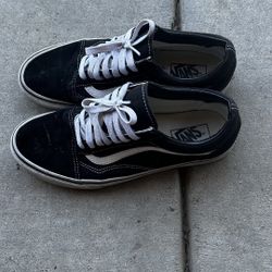Black Vans Size 9