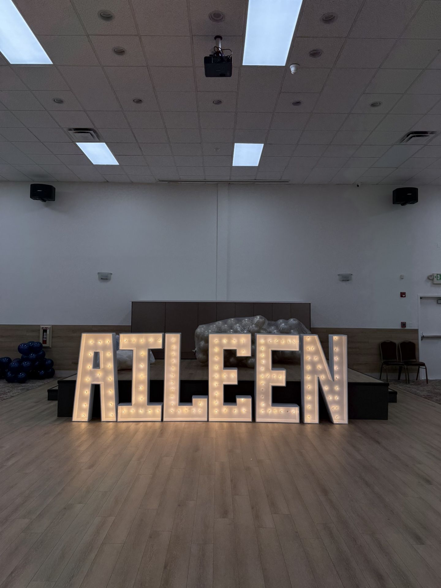 Gold Throne Marquee Letters