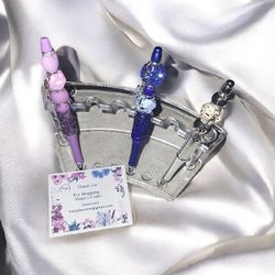 Designer Beaded Pens W/Charms